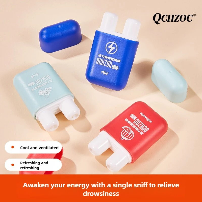 جهاز استنشاق الأنف الرائع للزيوت العطرية المنعشة ذات الفتحة المزدوجة للقيادة والفصل