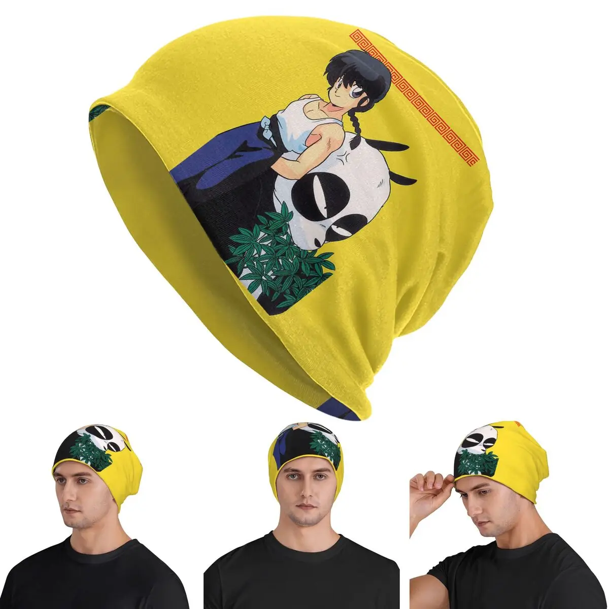 

Ranma 1/2 Saotome Pig Girls Skullies шапки шапки теплая осенне-зимняя уличная шапка вязаная шапка для мужчин женщин взрослых