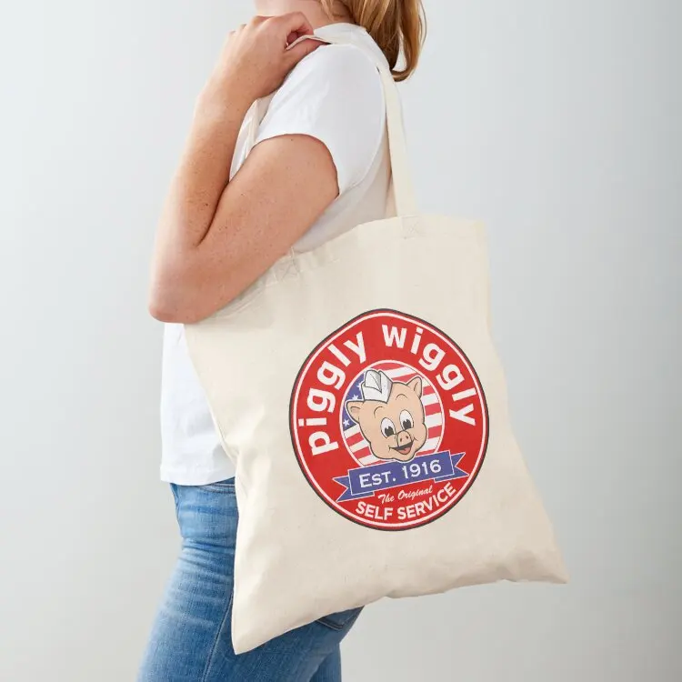 

Piggly Wiggly Tote Bag tote bags men Canvas bag Lady bags tote bag