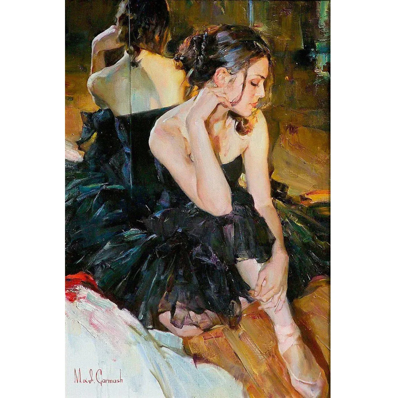 Michael & Inessa Garmash oil paintings Hand painted famous painting reproduction Impression beautiful dancer Modern wall decor