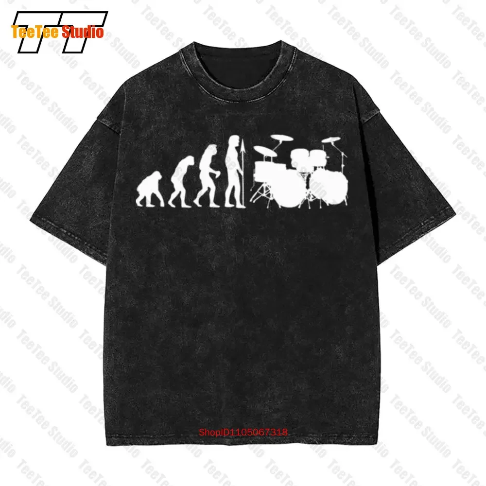 Evolution Of Drumming Vintage Oversized T-Shirt OAYD
