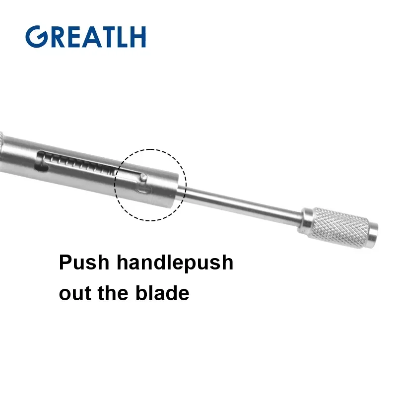 Hair Implant Pen Tool Sapphire Blade Double Edged Blade Sapphire Hair Implant Blade Hair Transplant Implanter Pen