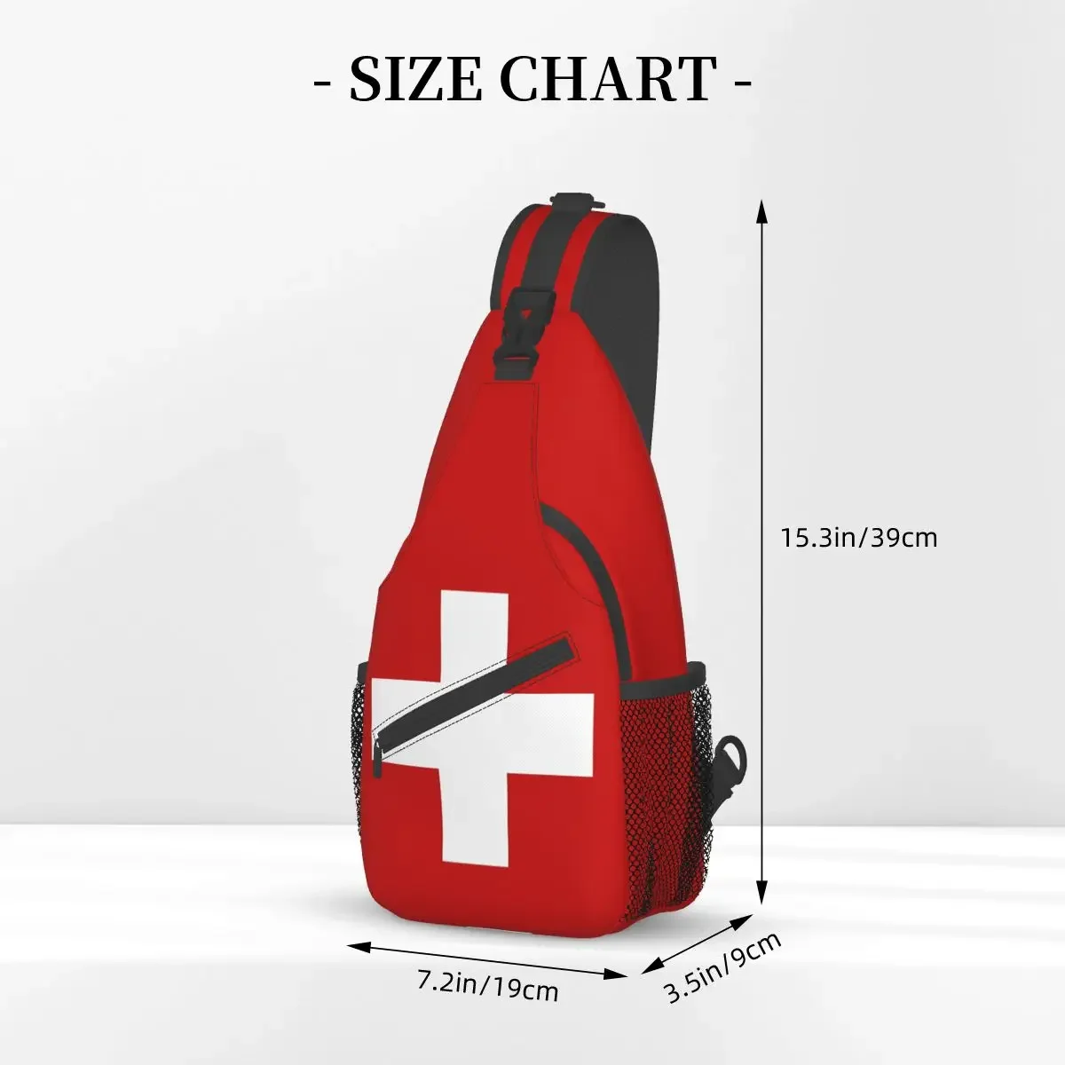 Crossbody Bag Sports Swiss Switzerland Flag Chest Bag Unisex Women Man Fashion Shoulder Backpacks Travel