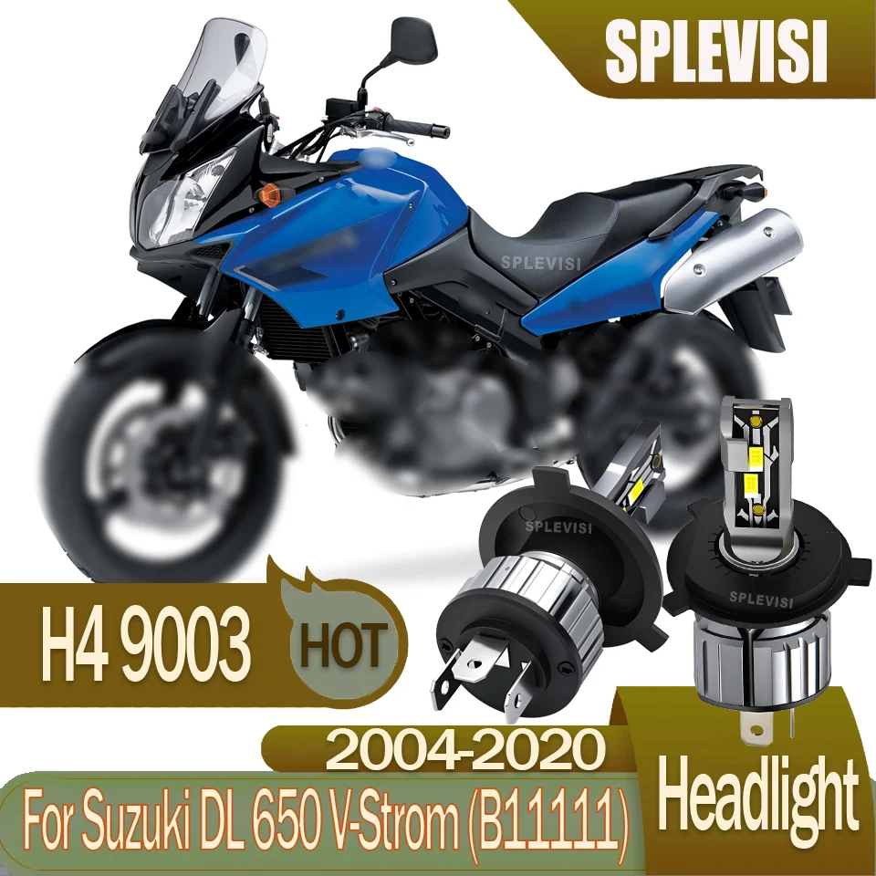 

High Performance LED H4 9003 motorcycle Headlight For Suzuki DL 650 V-Strom (B11111) 2004 2005 2006 2007 2008 2009 2010-2020