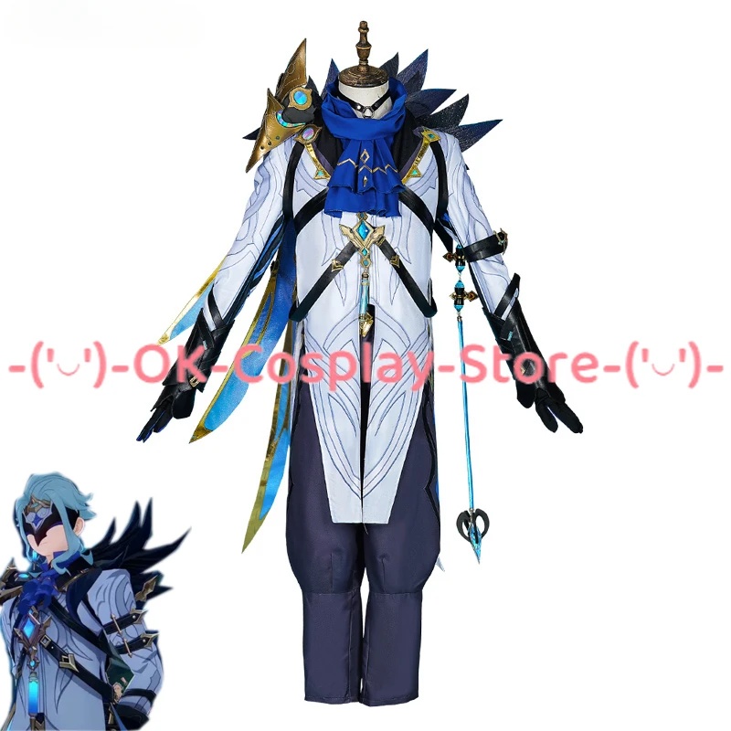 

Genshin Impact The Doctor Dottore Cosplay Costume Game Suit Gorgeous Party Outfit Halloween Uniforms Anime Clothing Custom Made