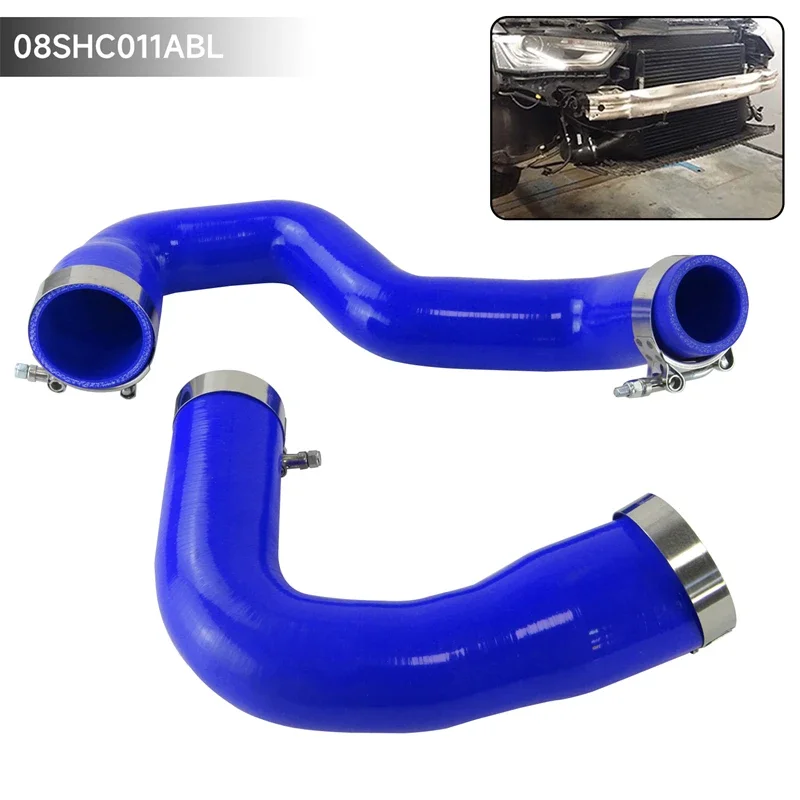 Intercooler Intake Silicone  Hose Kit +Clamps Fits For Audi A4 B8.5 3.0 TFSI;A5 Sportback 3.0 TDI Black/Blue/Red