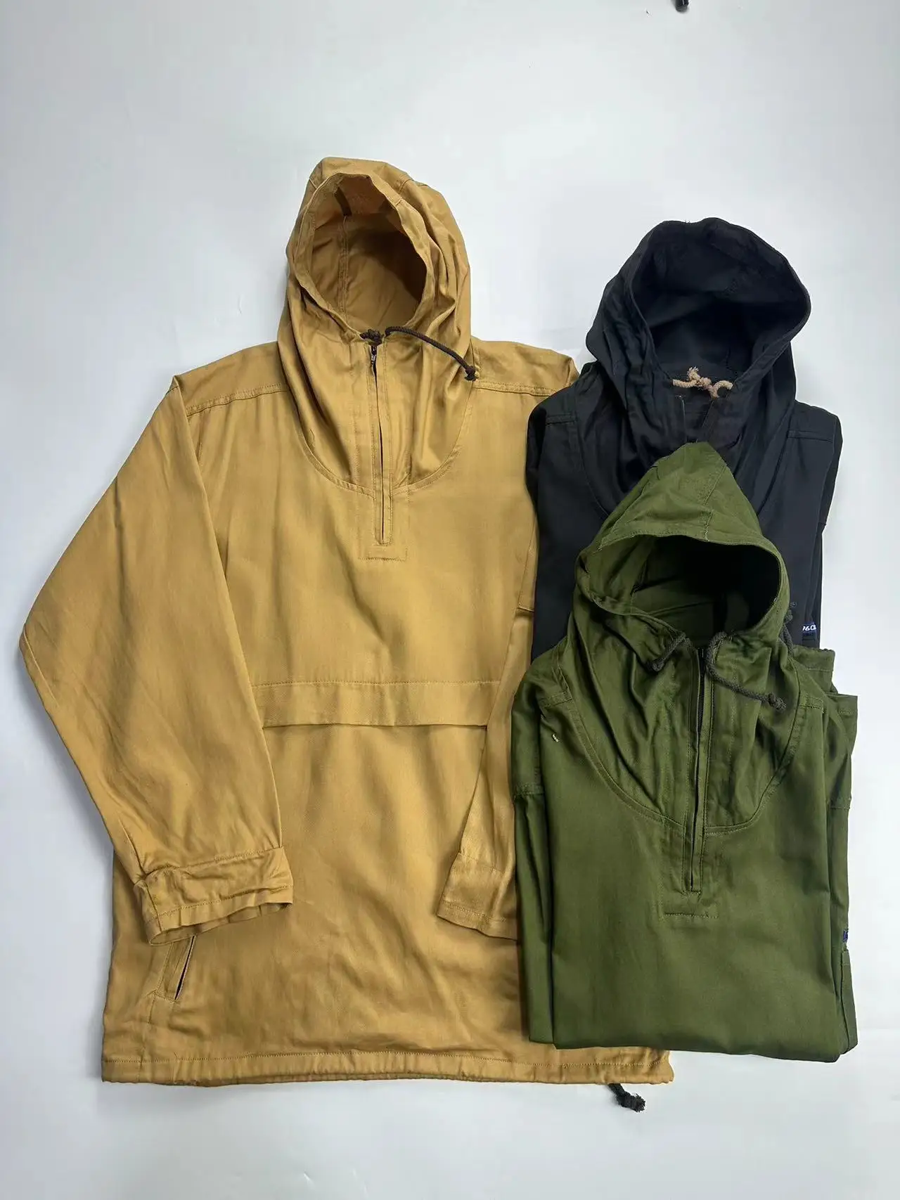 

American Casual Street Hip Hop Men's Spring Autumn Pure Cotton Large Size Retro Skateboard Jacket Hooded Sweatshirt
