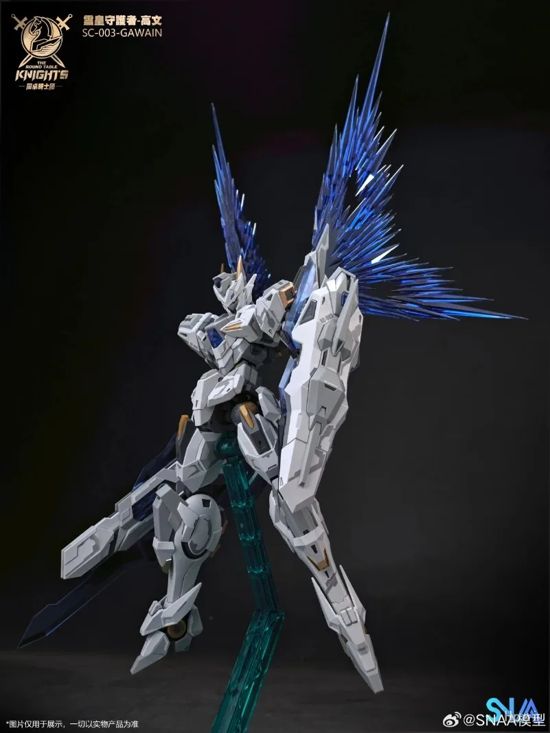 SNAA Round Table Knights Spirit Guardian Gawain Ver.KK Action Figures Original Knight Mecha Anime Model Collection Display Toys