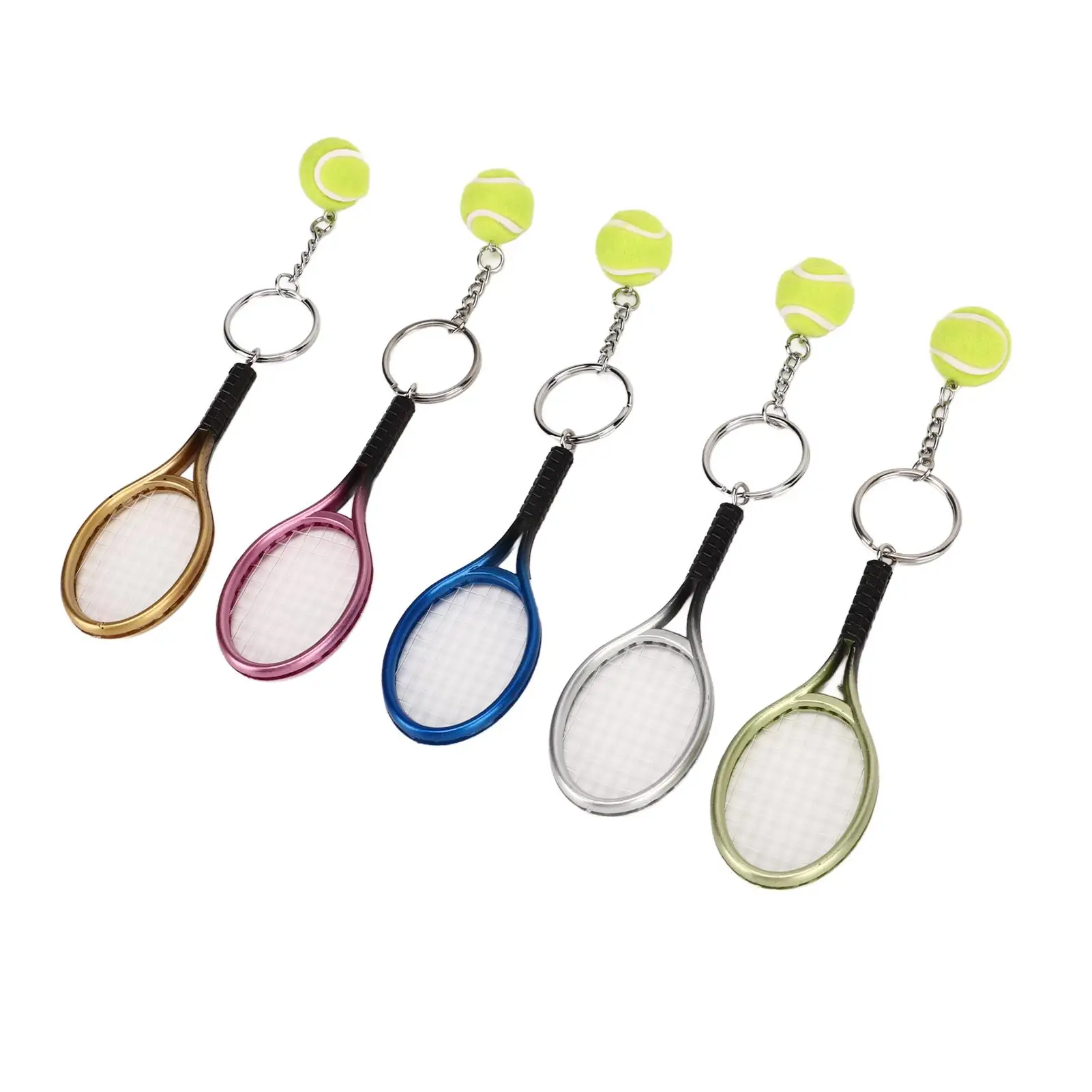 سلسلة مفاتيح مضرب التنس خفيفة الوزن، هدية لطيفة لمحبي الرياضة
