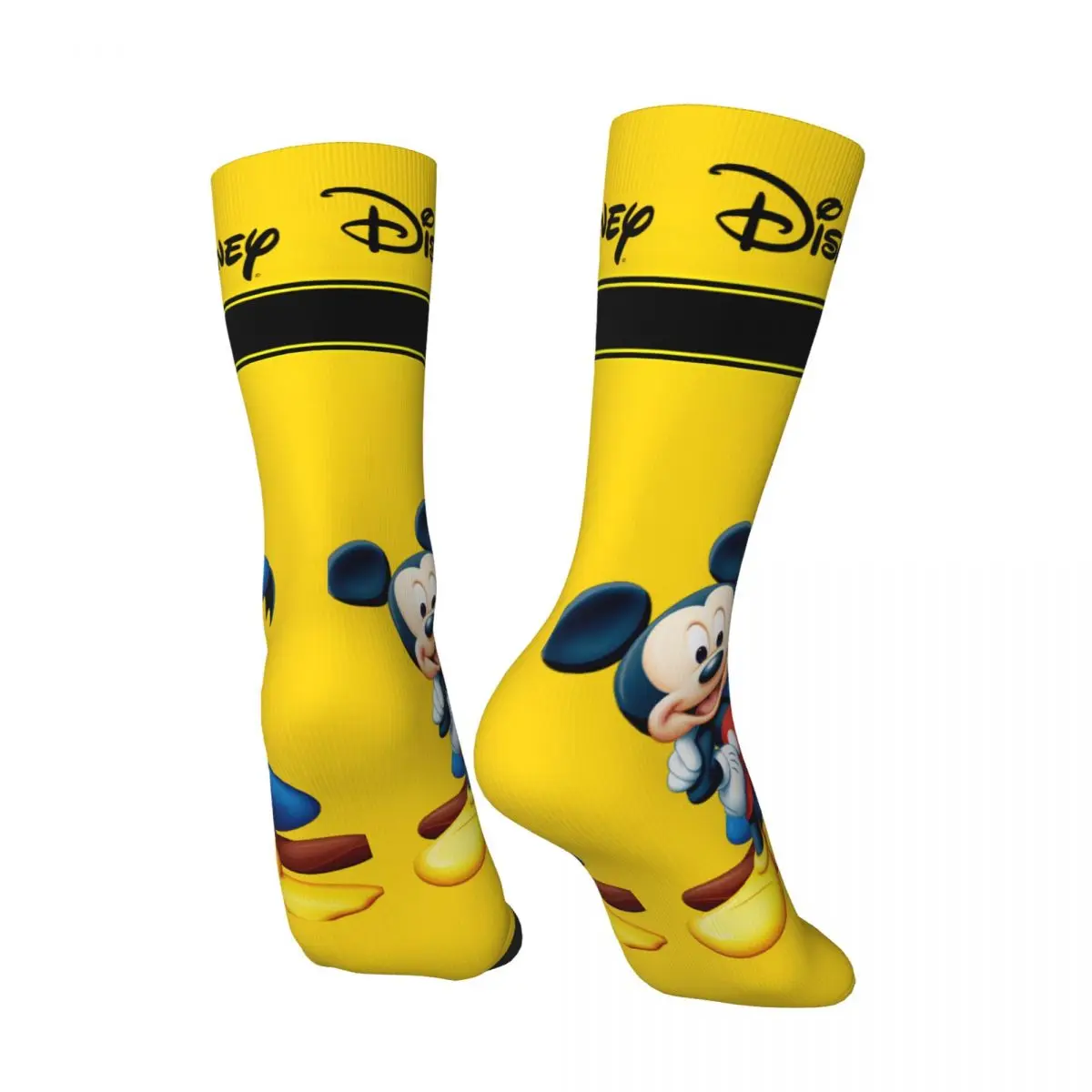 Funny Crazy Minnie Goofy Sock for Men Hip Hop Vintage Disney Mickey Mouse Happy Quality Pattern Printed Boys Crew Sock