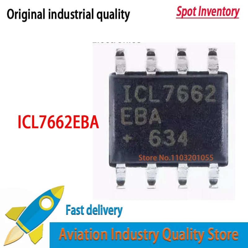 

10PCS/Lot ICL7662EBA+T ICL7662EBA ICL7662 SOIC-8 Chipset New Original In Stock