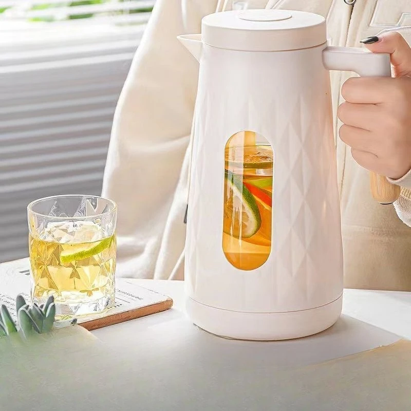 1600ml High-Temperature Resistant Glass Teapot Large Capacity Cold Water Pot For Home Living Room Juice Fruit Tea