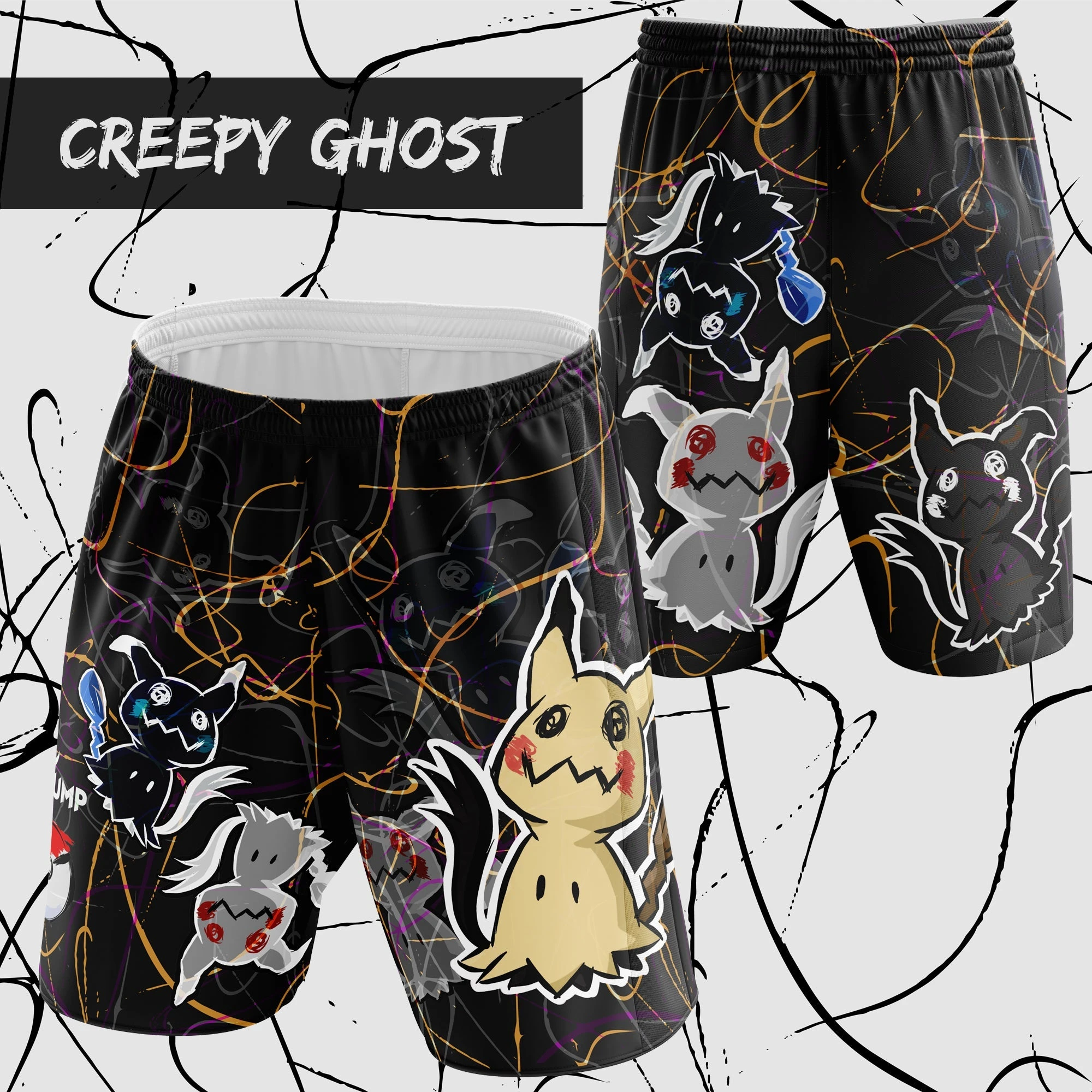 

2026 New Y2K 3D Print Quick Dry Casual Shorts Family Matching Oversized Pants, Suitable for Daily Wear and Training