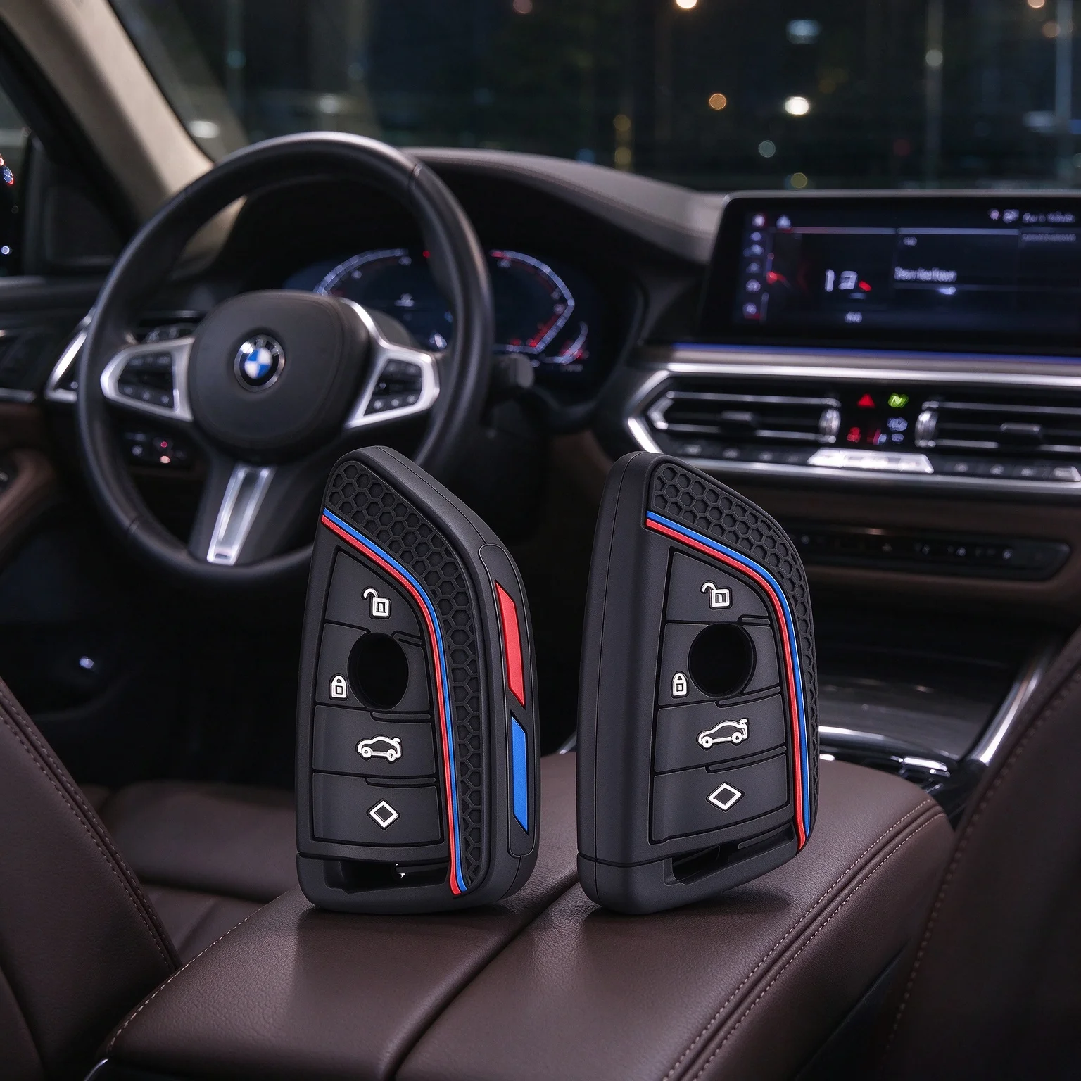 Protection Cover For BMW 1 3 4 5 7 Series X3 IX3 I3 X6 X4 X5 G20 F40 X1 F48 F40 G23 F34 F15 X7 U06 G81 M3 IX40 Silicone Key Case