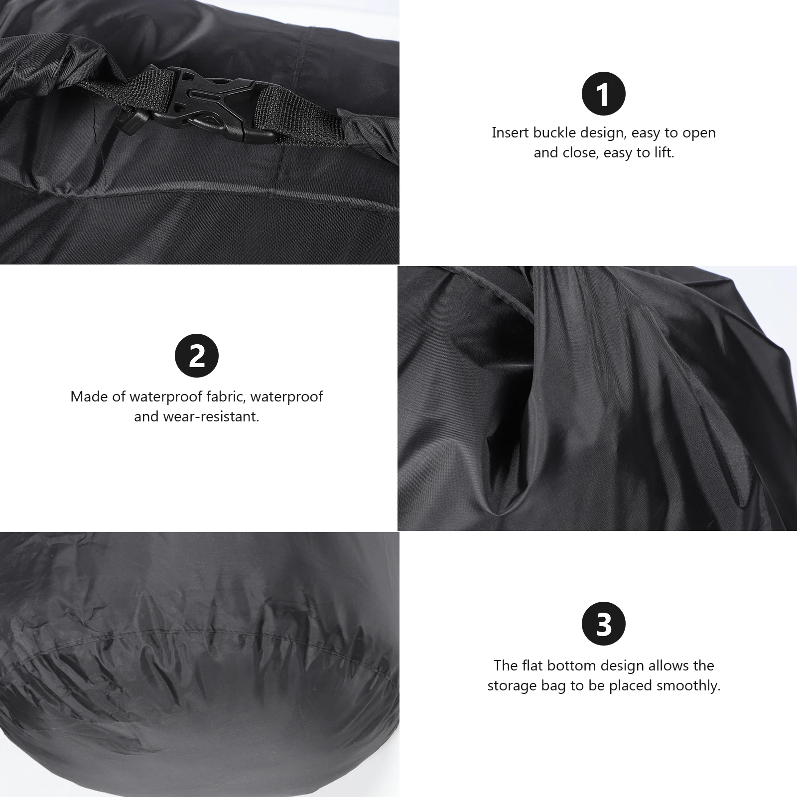 

Waterproof Dry Bag Lightweight Foldable Floating Backpack for Rafting Kayaking Camping Boating Hiking Fishing Outdoor