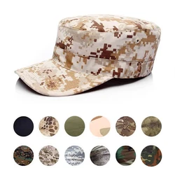 Tactical Unisex Flat Top Hat Outdoor Sports Sunscreen Hats Breathable Journey Fishing Mountain Climbing Hat Sunhat