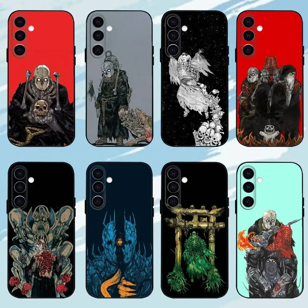 

Comics Dai Dark Black Shell Phone Case For Samsung Galaxy A73,A72,A71,A70,A53,A52,A51,Others Soft Black Shell