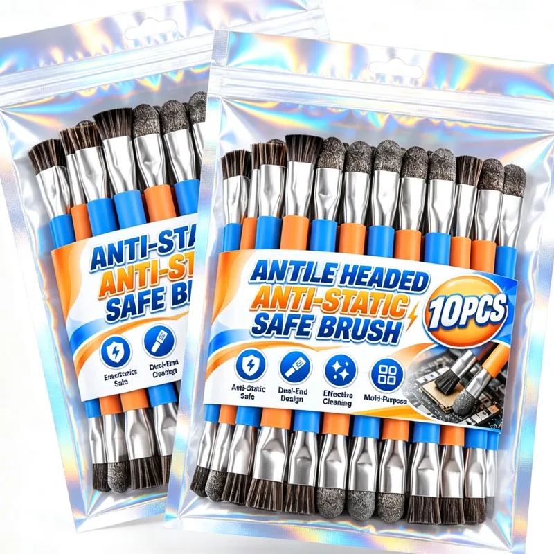 Antistatic Motherboard Cleaning Brush Tablet Screen Cleaning Brush ESD Safe Soft Bristle Dust Removal Tool Effective Gentle Care