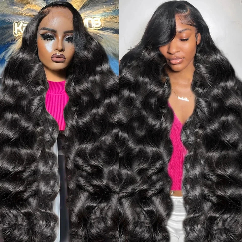 

13x4 Lace Frontal Wig Brazilian Body Wave 13x6 Transparent Lace Front Human Hair Wigs Pre Plucked 4x4 Lace Closure Wig For Women