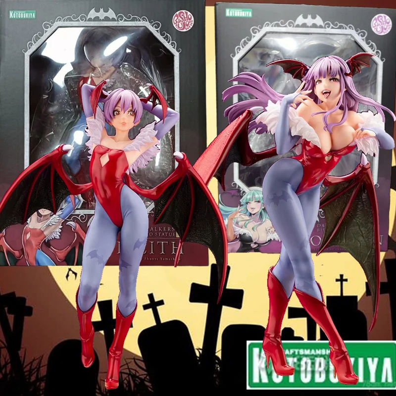 Genuine Original   KOTOBUKIYA GAME MORRIGAN AENSLAND DARKSTALKERS LIMITED EDITION  Action Figure Toys For Boys Girls Kids