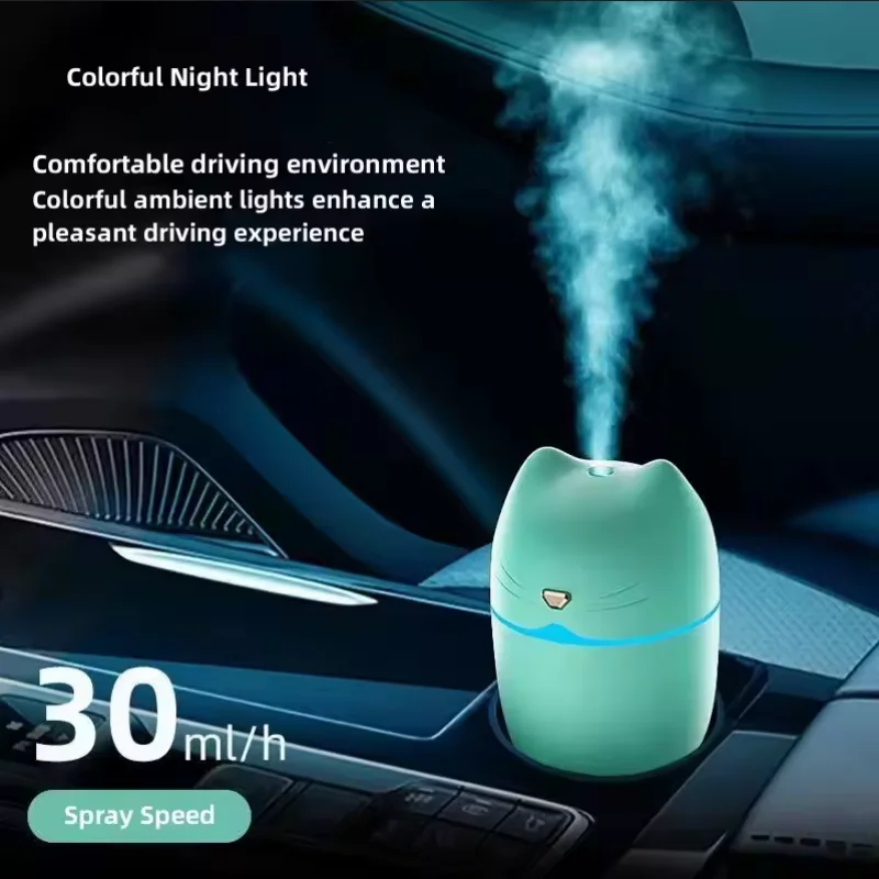 USB Humidifier Household Office Portable Students Dormitory Bedroom Small Cute Mini Large Spray Car Mounted Humidifier image 6