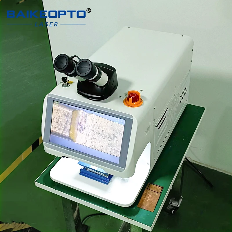BAIKEOPTO BK-JW60X Desktop Micro Laser Spot Welding Machine For Palladium Platinum Jewelry Processing