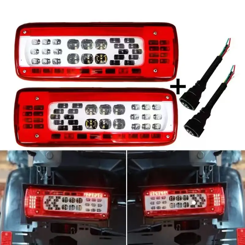 

1 PCS 24V LED Rear Lights Combination Tail Lamps for VOLVO FM9 FM12 FH12 FH13 FMX500 82483073 82483074