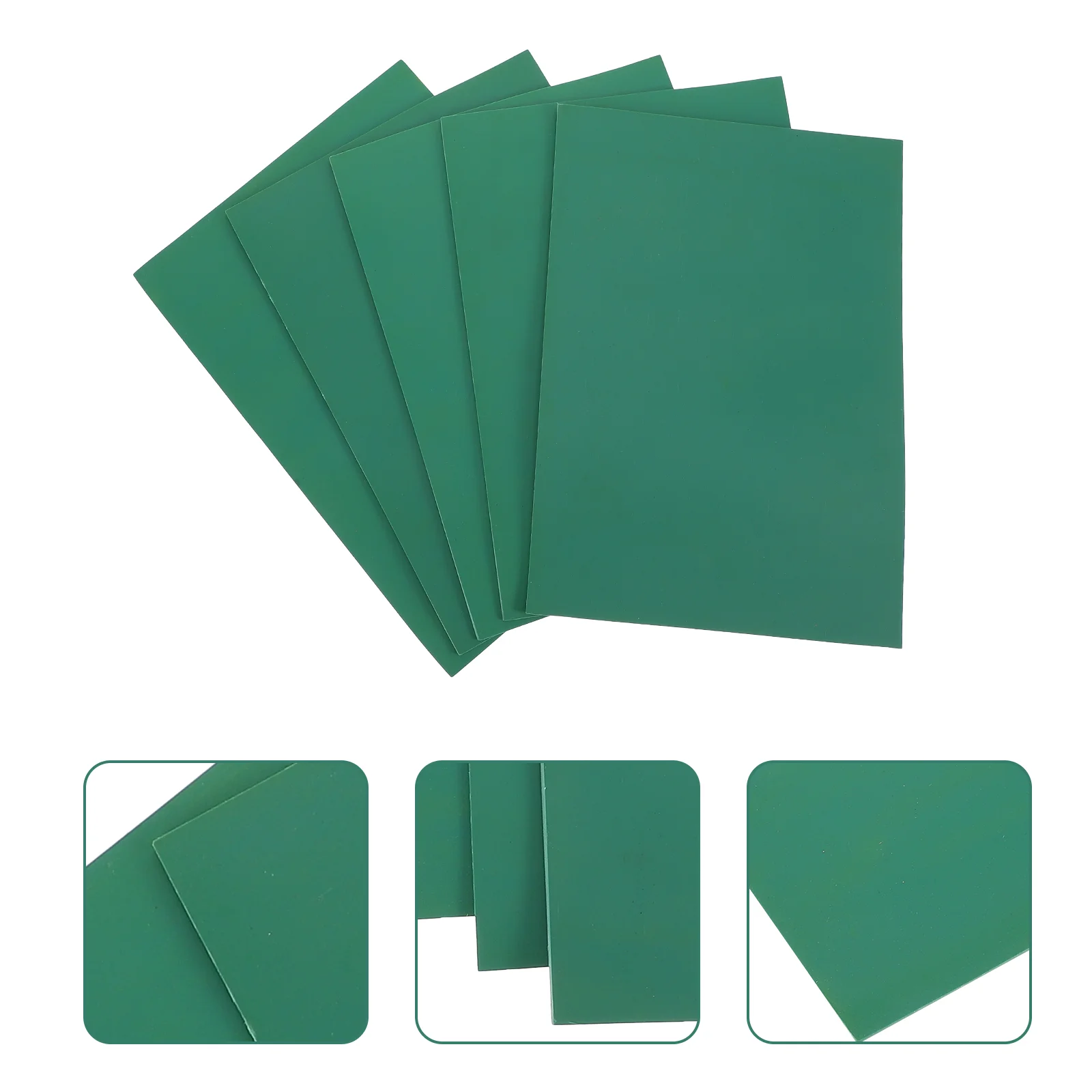 Lot de 5 feuilles de caoutchouc à graver pour enfant, jouet artisanal en PVC