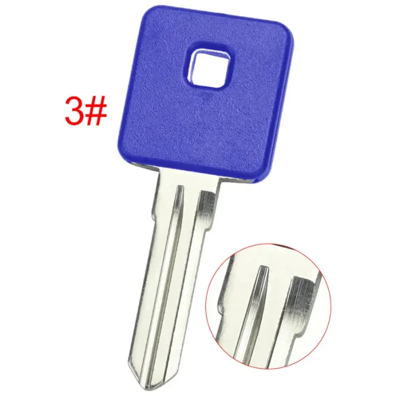 Motorcycle Parts Uncut Blade Blank Key For Harley motor key shell with left blade length 34.5mm