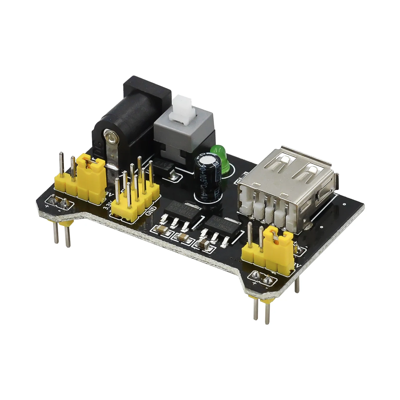 MB102 Breadboard Power Supply Module /MB102 white Breadboard Dedicated Power Module 2-way 3.3V 5V MB-102 Solderless Bread Board