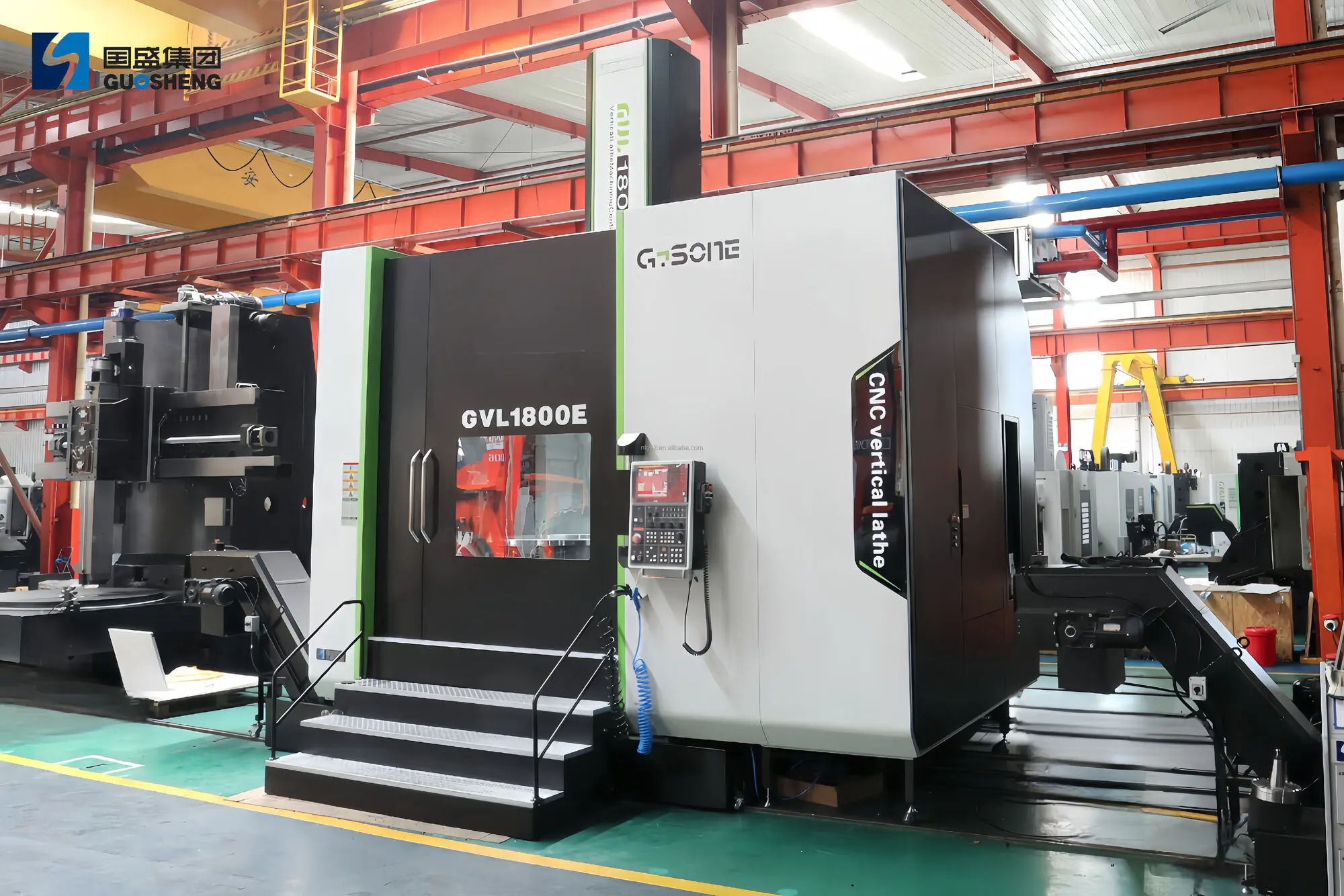 Torno giratório vertical CNC, centro Hining, alta rigidez, baixo preço, Gvl1800e