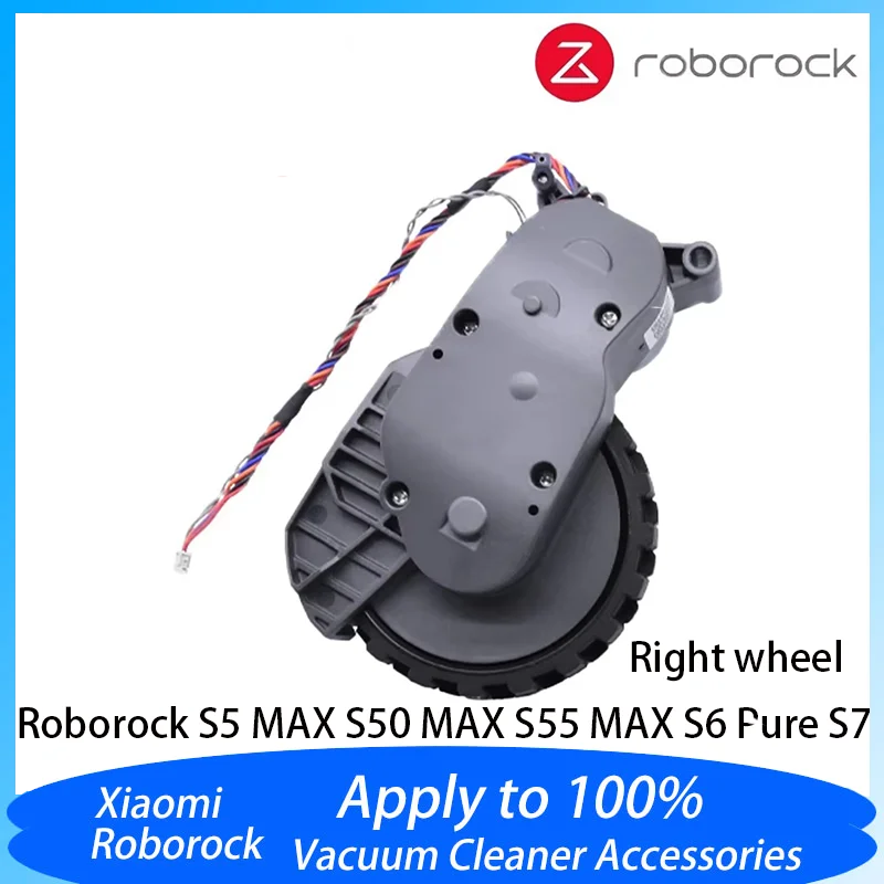 Оригинал для 100% пылесоса Roborock S5MAX S50 MAX S55 MAX S6 Pure S7, левые и правые прогулочные колеса, запасные части, набор аксессуаров