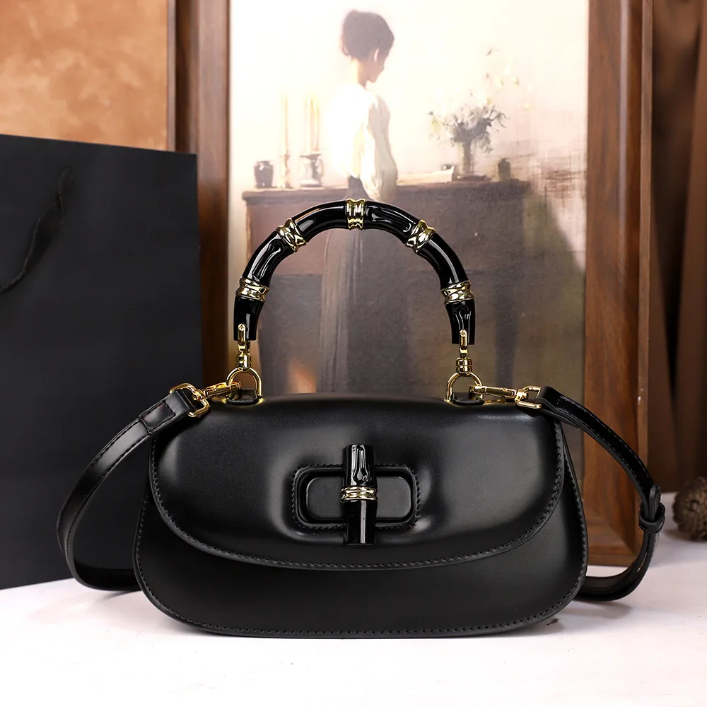 

Original Designer Brand Сумка Женская Hand-held Bamboo Bag Commuting with One-shoulder Crossbody Bags for Women