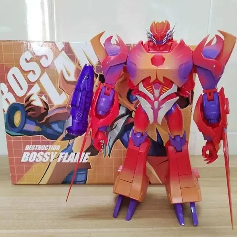 재고 있음 APC TOYS Bossy Flame Transformation TFP 메가트론 리더 사이클론 스네이크 벨 액션 피규어 모델 로봇 장난감 선물
