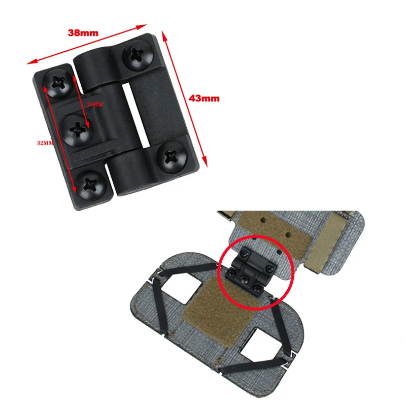 

New Phone Holder Buckle Tactical Hunting Militray Vest Chest Molle Mobile Phone Bracket Active Buckle Accessories LV119 FCPC