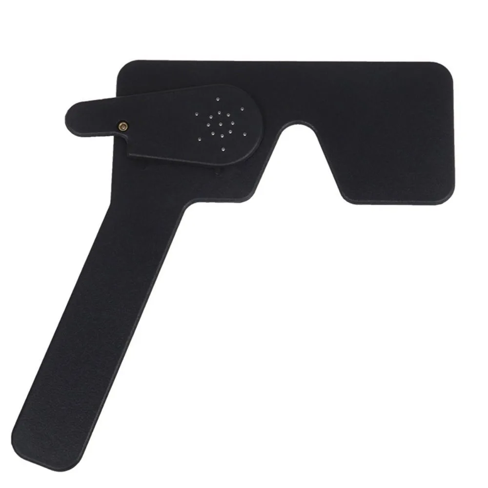 Black Eye-occluding Paddle for Vision Testing ABS Material Handheld Optometry Tool Easy To Use Optometry Accessories