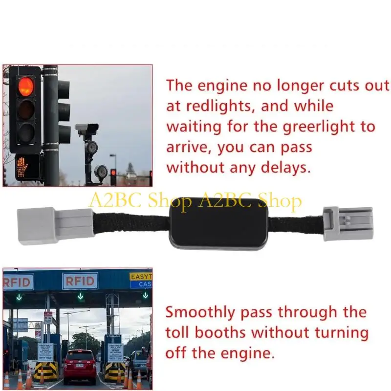 A2BC Plugs & Play Auto Engine Start Stop Canceller Eliminators Technology Deactivator