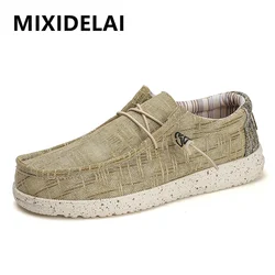 2024 New Spring Summer Men's Vulcanized Shoes Comfortable Breathable Canvas Shoes Men's Flat Shoes Soft Men's Shoes Big Size 48