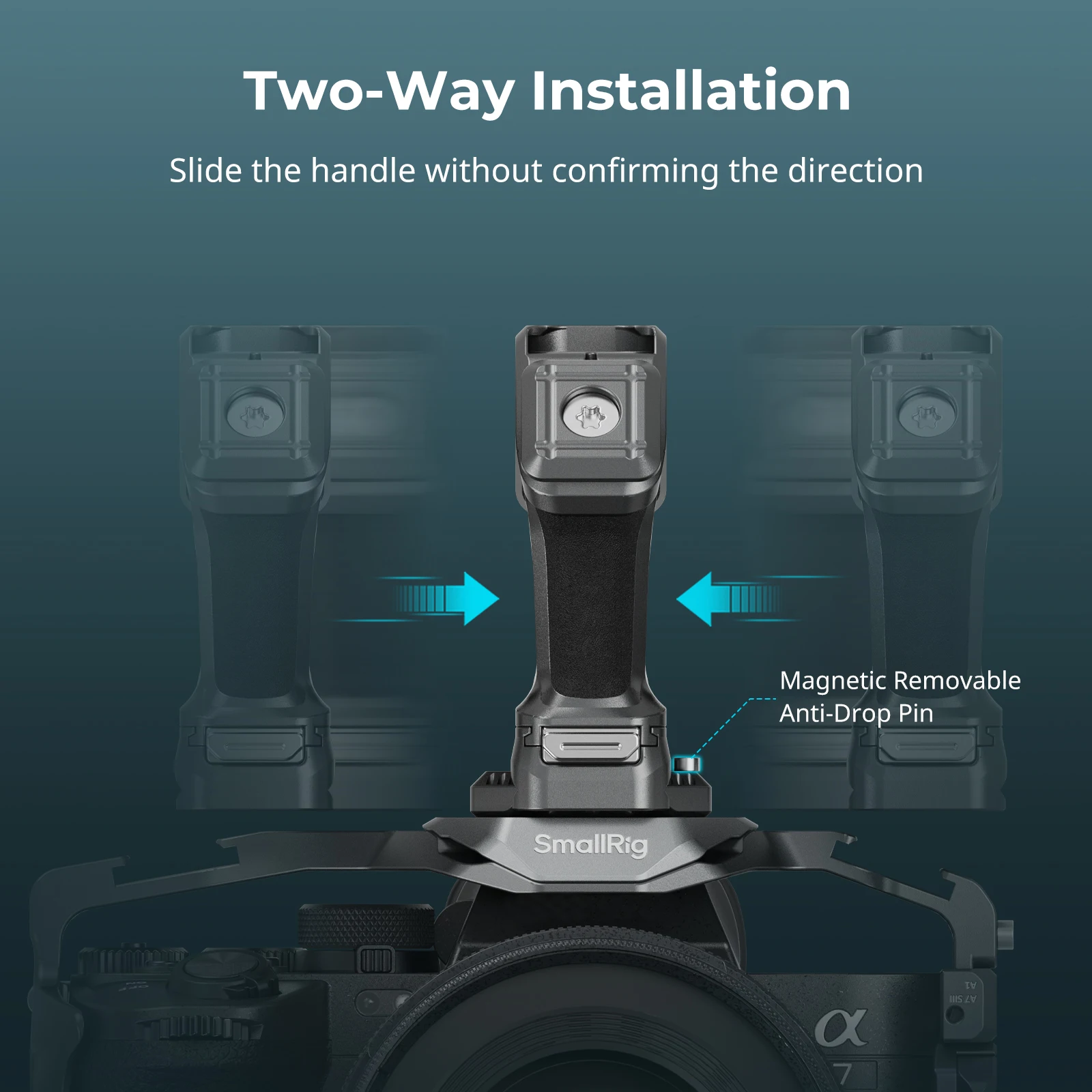 SmallRig HawkLock H21 Quick Release Top Handle Kit for  with HawkLock Cages, Plates, And Other Accessories With Sliders -4483