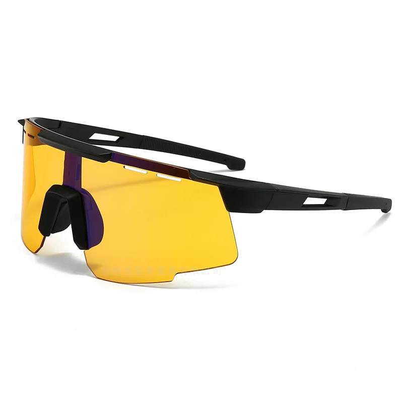 

Discoloration sunglasses Frameless integrated goggles sports cycling sunglasses bicycle anti-ultraviolet windscreen glasses