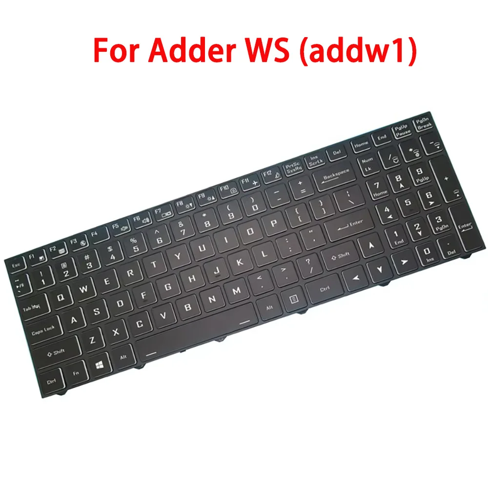 

Laptop Keyboard For System76 For Adder WS (addw1) (addw2) (addw3) (addw4) English US With Backlit New