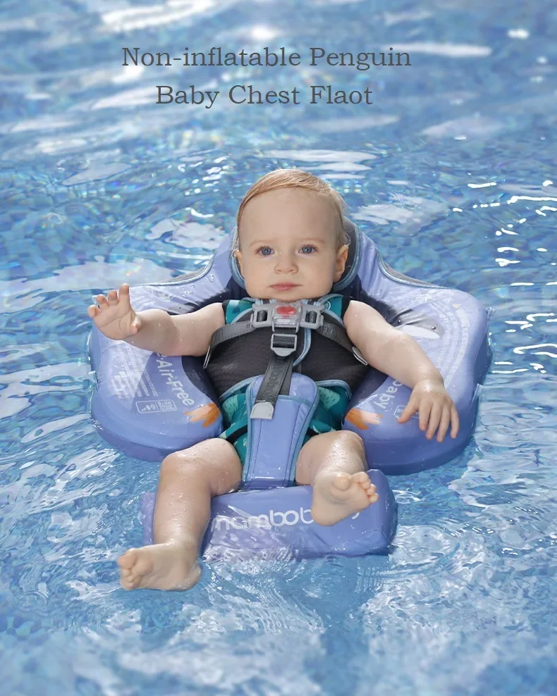 

Baby Bath Non-inflatable Buoy Pool Swimming Rings Infant Waist Swim Ring Toddler Swim Trainer Float Lying Baby on Water Pool Toy