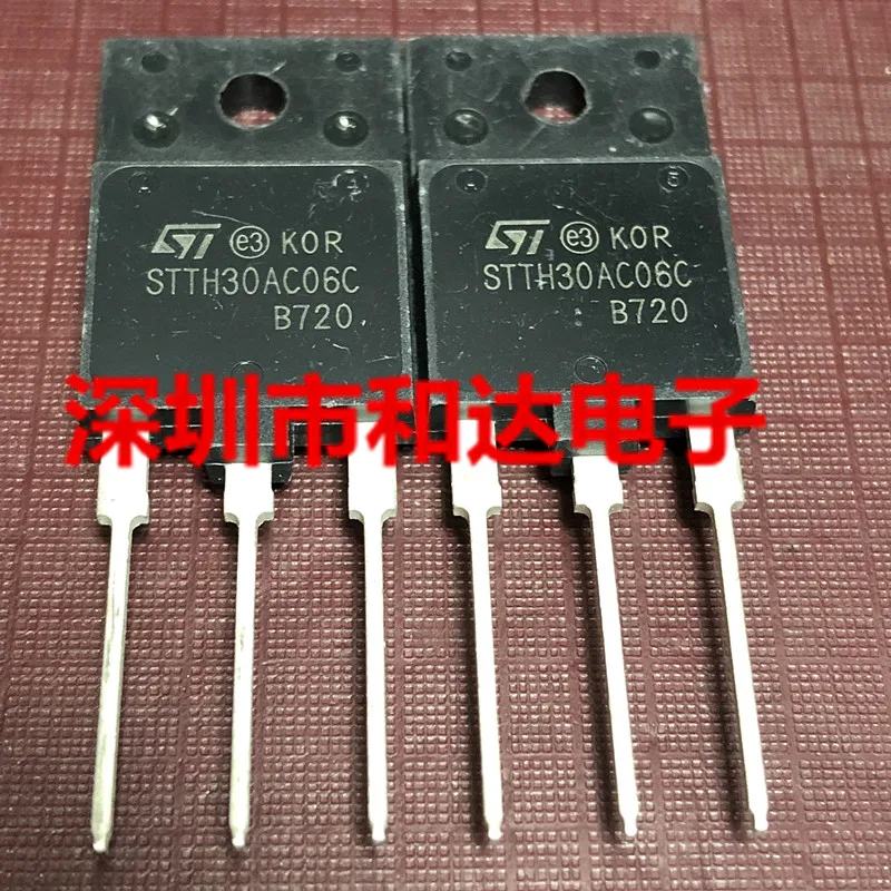 Nouveau STTH30AC06C F, 600V, 30A, 5 Pièces