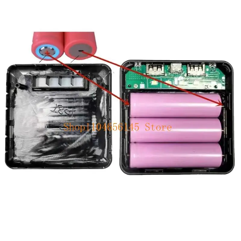 652F Ultra‑Large DIY Boxes Quick Charging Power Cases Dual USB Output