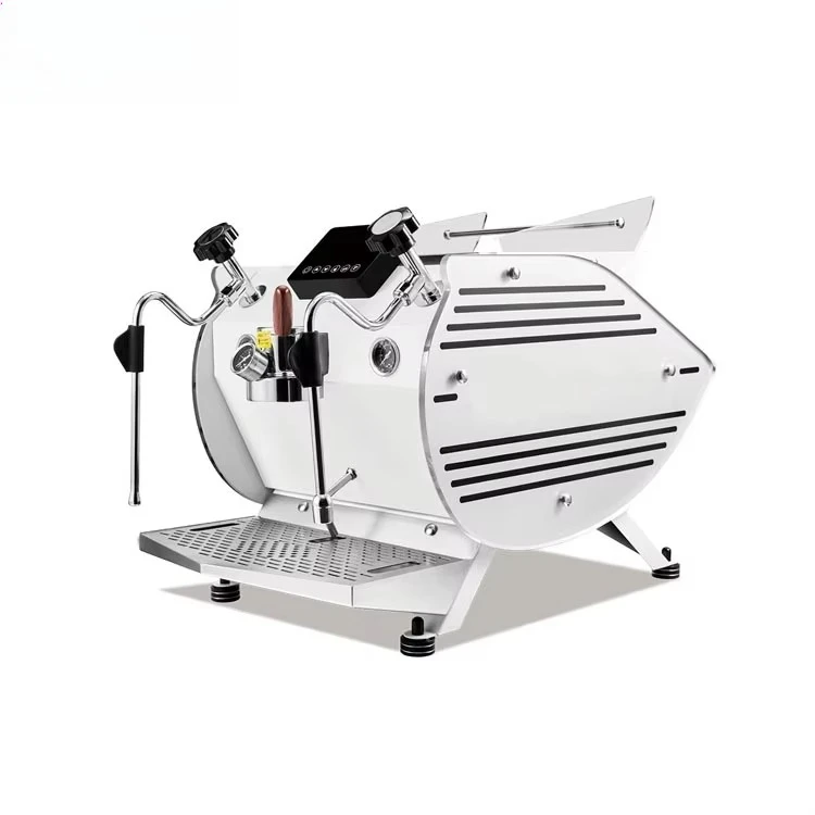 Dual Boiler Commercial Barista Semi-Automatic Espresso Single Head Coffee Machine with Display Screen