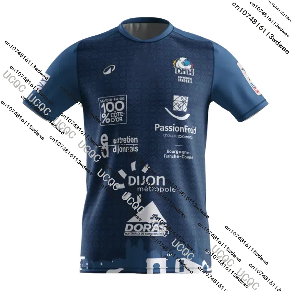 25/26 Neue Ankunft Dijon Métropole Handball Jersey Frankreich Casual männer Sport Kurzarm Erwachsene & Kind Atmungsaktive Sportswear t-shirt