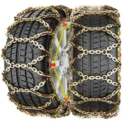 Car Tire Anti-Skid Chains Universal For Sedan SUV Truck Winter Emergency Snow Steel