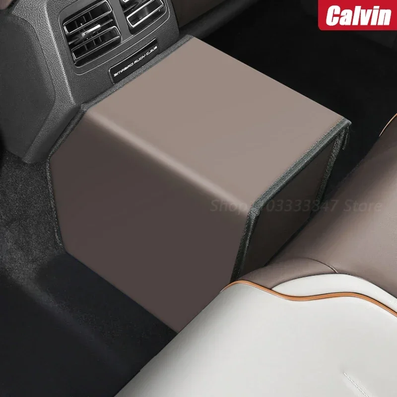 For BYD QIN PLUS DMI Car Rear Storage Box Bridge Seat Back Hanging Bag Multifunctional Storage Box Decorative Car Accessories