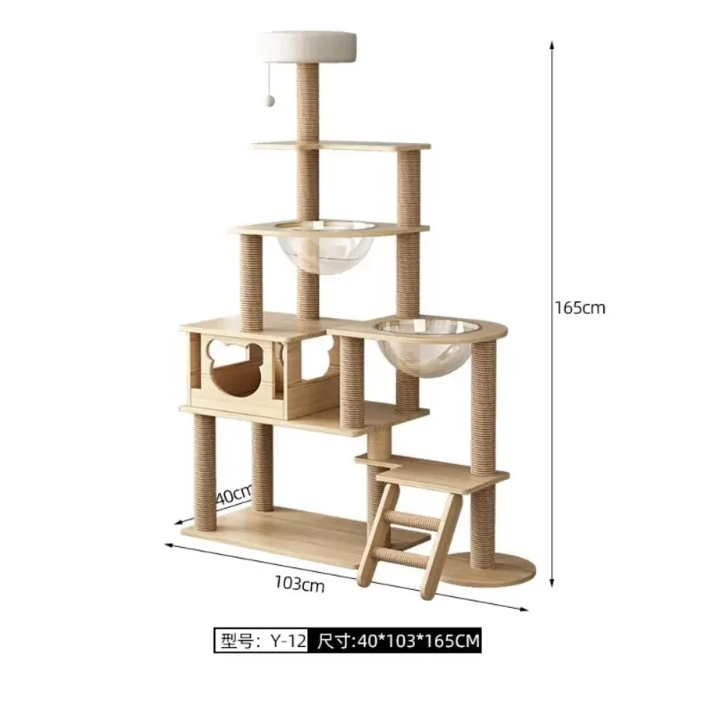 

High Quality Pet Climbing Frame Scratcher House Climbing Ledge Felt Tree