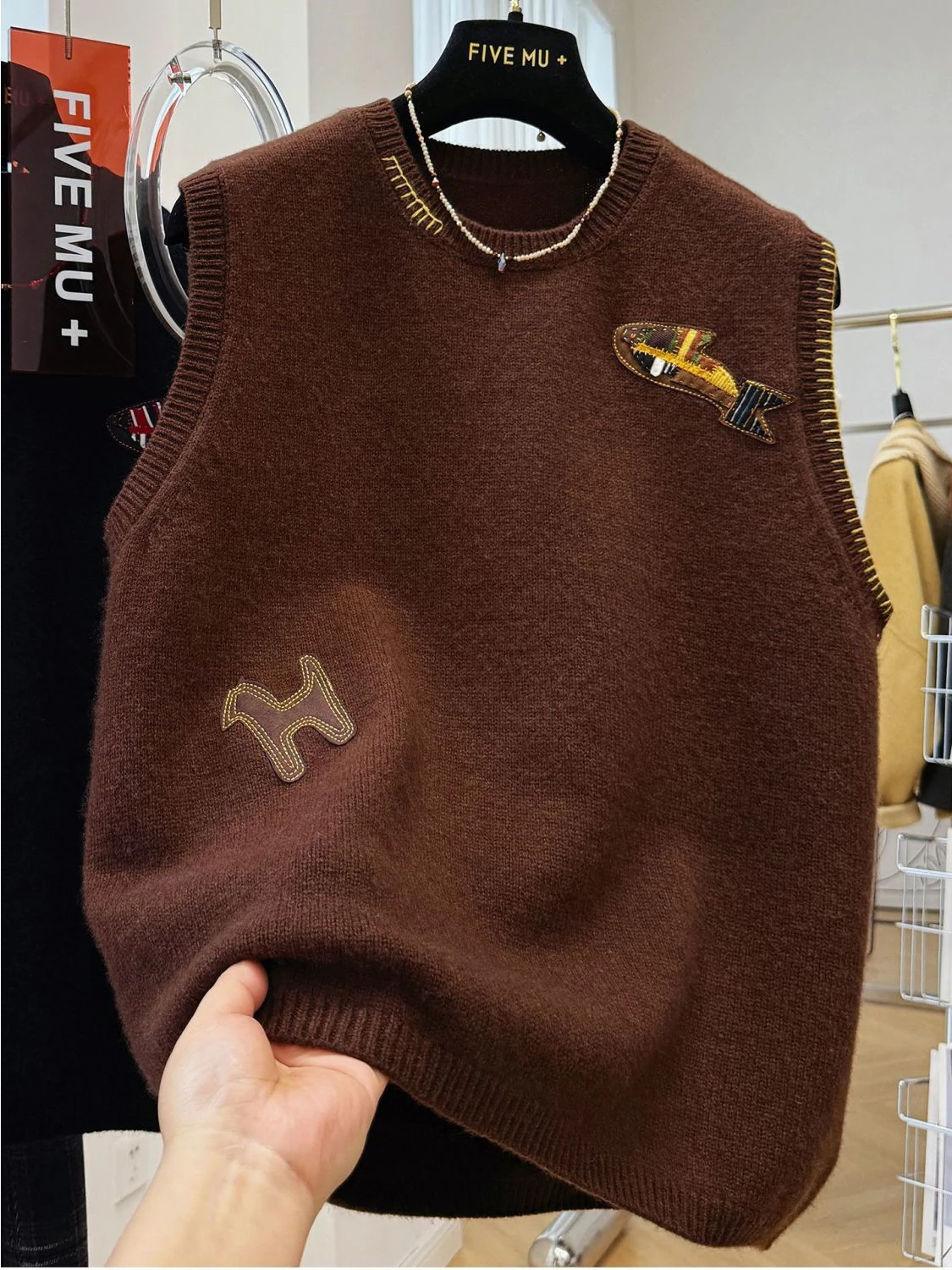 سترة محبوكة فاخرة للخريف والشتاء مقاس كبير 300 بو، تصميم متداخل مع غطاء للرأس، سترة دافئة مبطنة...